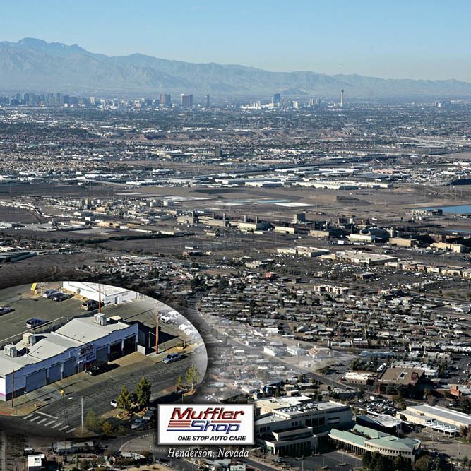 Ariel photo of the Muffler Shop