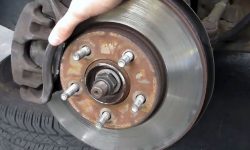 Someone holding wheel bearings